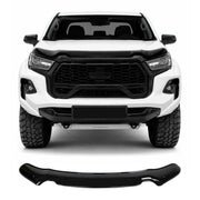 Deflecteurs d'air capot de voiture pour Toyota Hilux AN120 2021-2026 FL Noir ABS