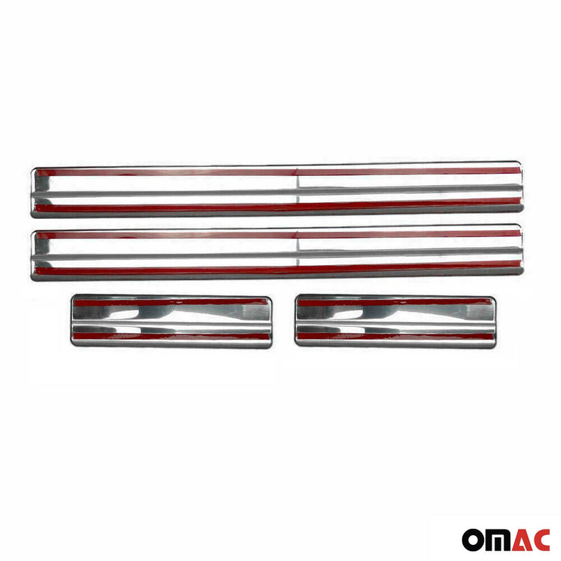 Seuils de porte pour Suzuki Vitara 2015-2025 Acier Inox Chromé Sport 4x