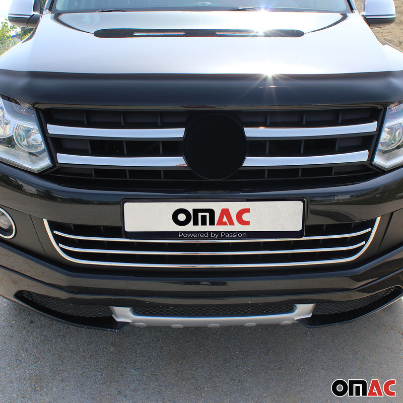 Moulure de Grille de Calandre pour VW Amarok 2010-2022 Chromé 3Pcs