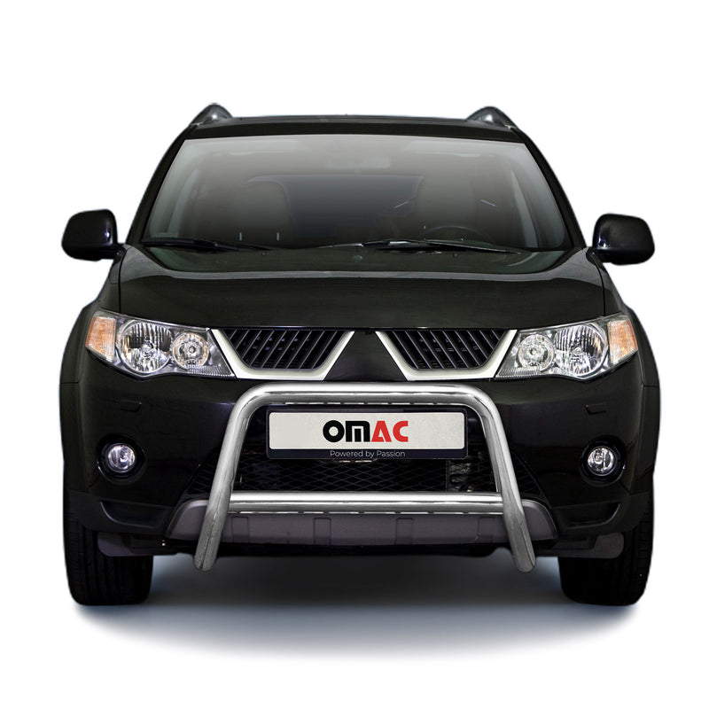 Pare-Buffle Avant Pour Mitsubishi Outlander 2007-2010 Argent