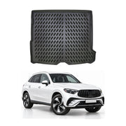 Tapis de coffre pour Mercedes-Benz GLC X254 2022-2027 Noir 3D en Caoutchouc TPE