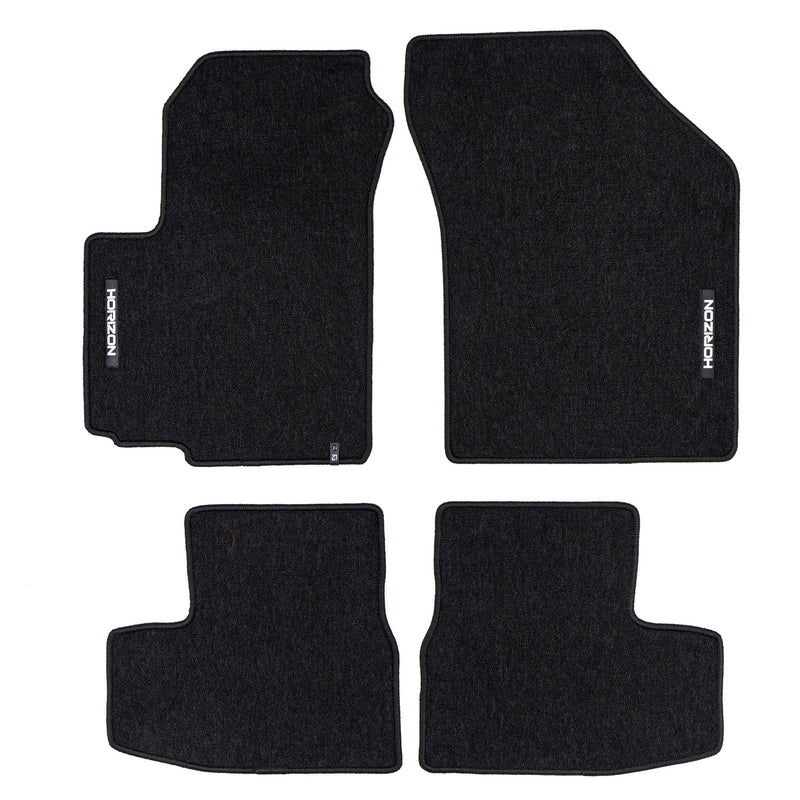 Tapis de Sol de Voiture pour Suzuki Grand Vitara IV 2018-2025 Velours Noir 4Pcs