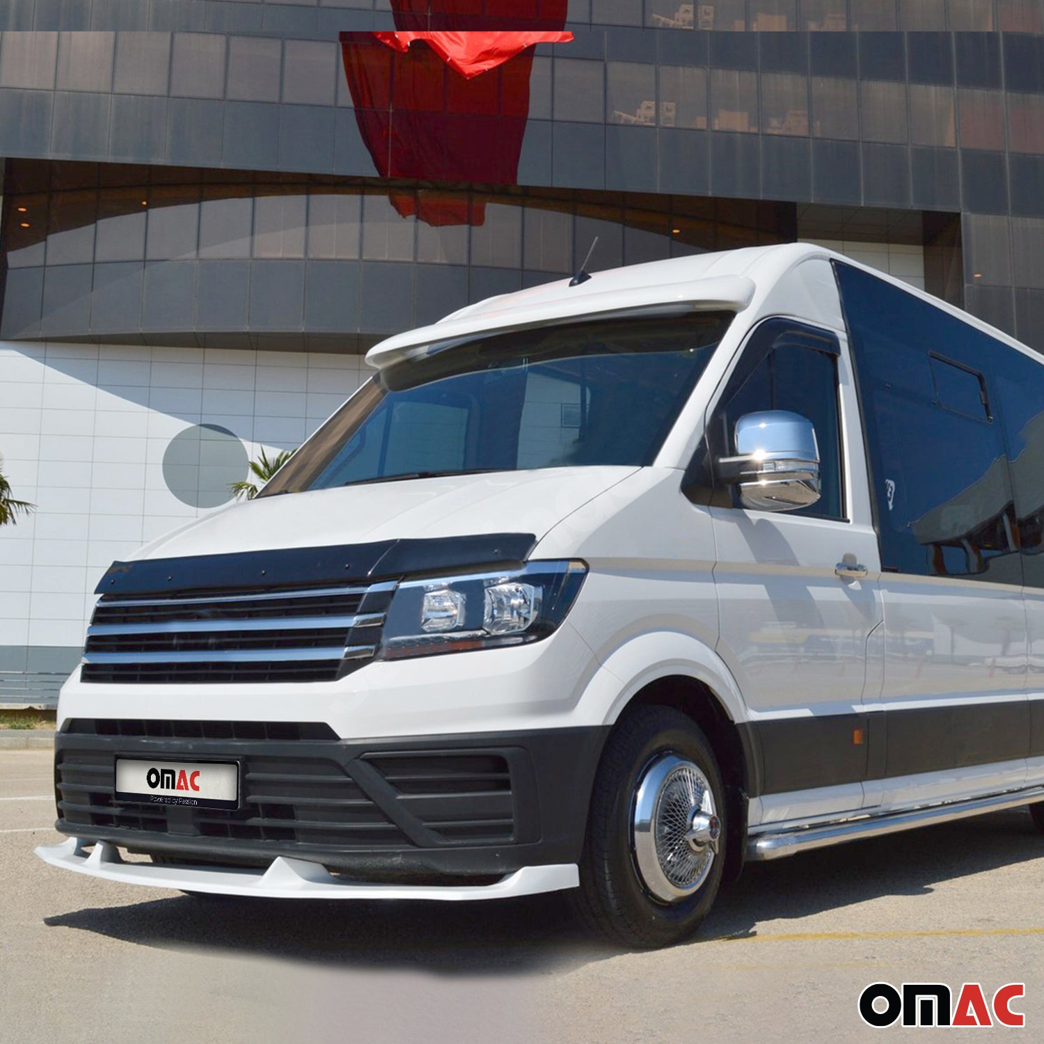 Deflecteurs d'air capot de voiture pour MAN TGE 2017 en Plastique Acrylique