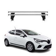 Menabo Barres de toit Transversales pour Renault Clio 5 2019-2025 Gris ABE 2x