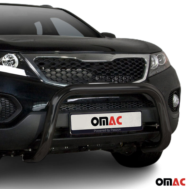 Pare-Buffle Avant Pour Kia Sorento 2010-2012 Acier Inoxydable Noir