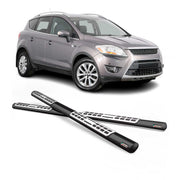 Marchepieds Latéraux pour Ford Kuga I 2008-2012 Acier Inoxydable Noir
