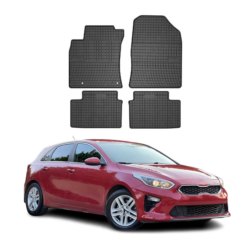 Tapis de Sol pour Kia Ceed 2018-2025 Caoutchouc Noir