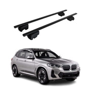 Barres de toit transversales pour BMW IX3 G08 2020-2025 Fer Noir