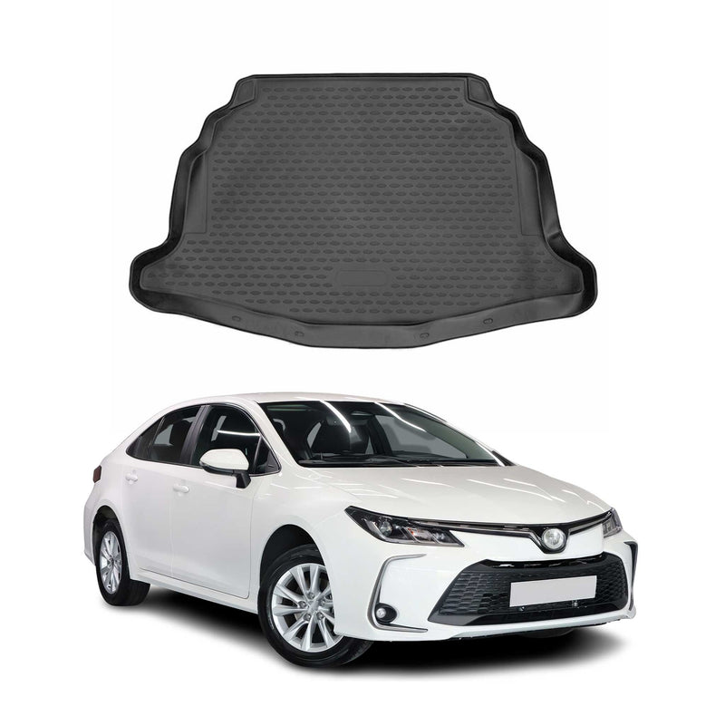 Tapis De Coffre pour Toyota Corolla Hayon 2019-2025 Inférieur TPE Noir
