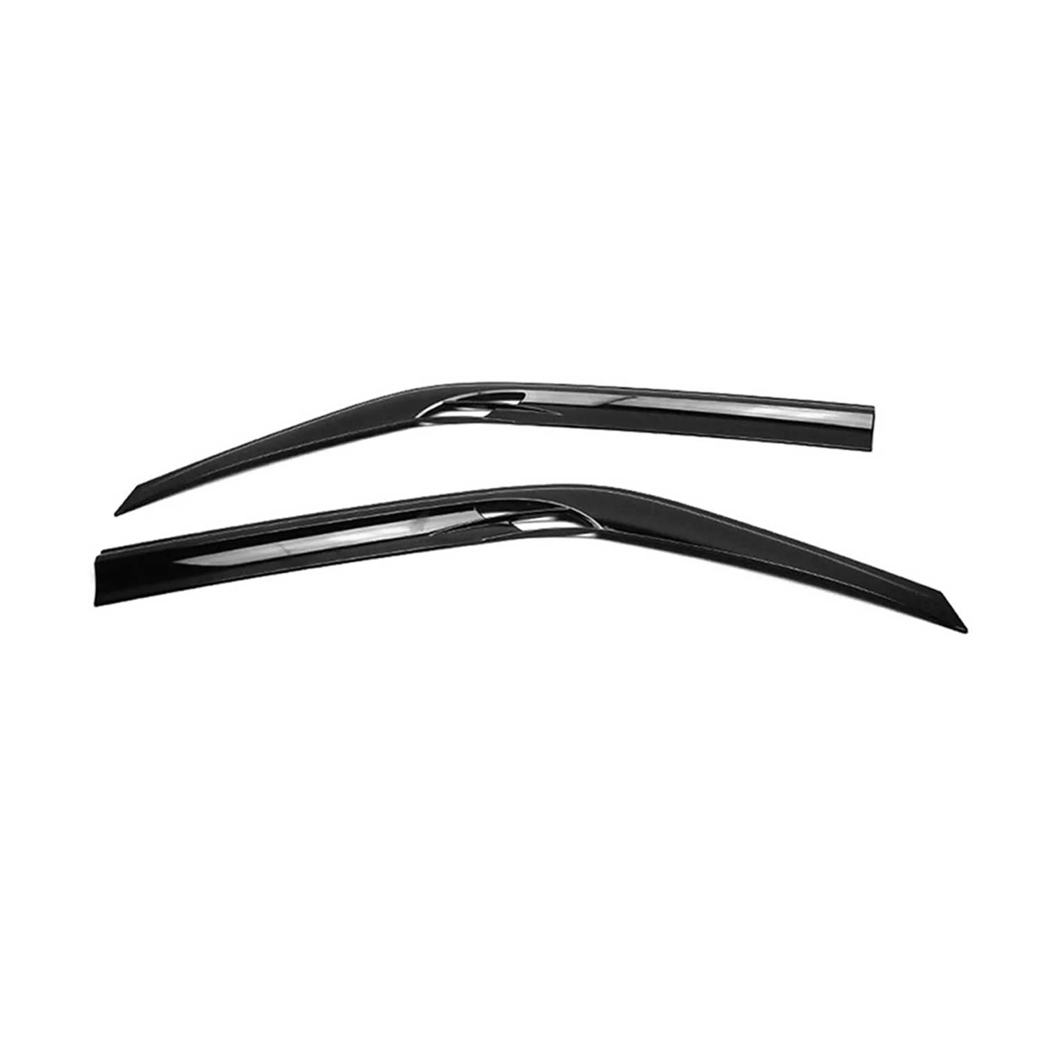 Déflecteurs De Vent Pluie D'air pour VW Crafter 2006-2017 2pcs Acrylique Noir