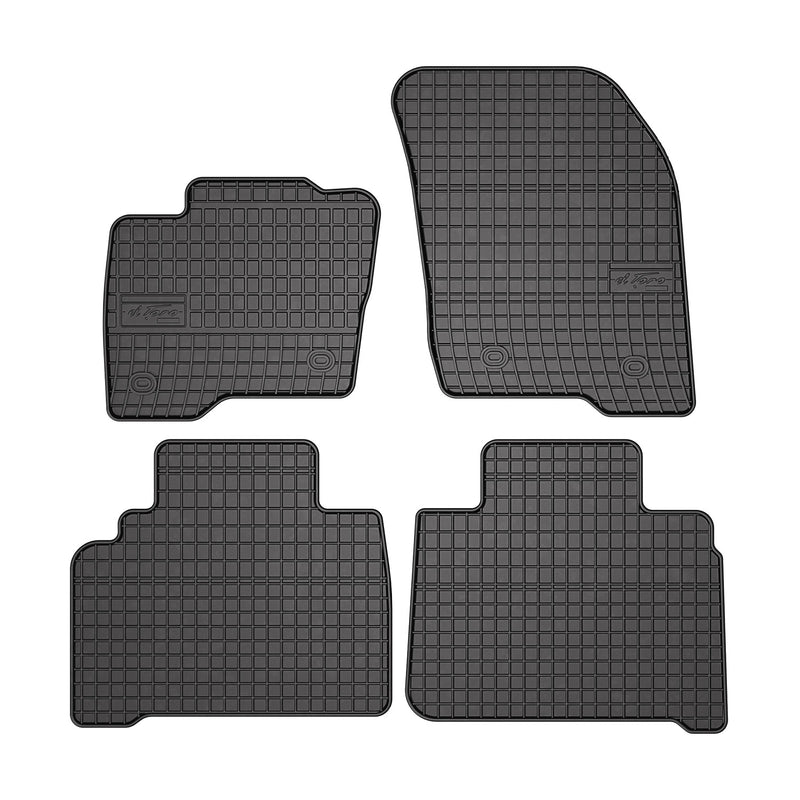 Tapis de Sol pour Ford S-Max 2015-2022 Caoutchouc Noir