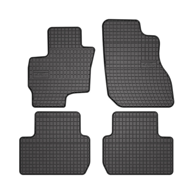 Tapis de Sol pour Mitsubishi Outlander 2014-2020 Noir Caoutchouc