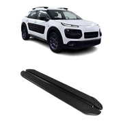 Marchepieds latéraux pédale pour Citroen C4 Cactus 2014-2022 2Pcs Aluminium Noir