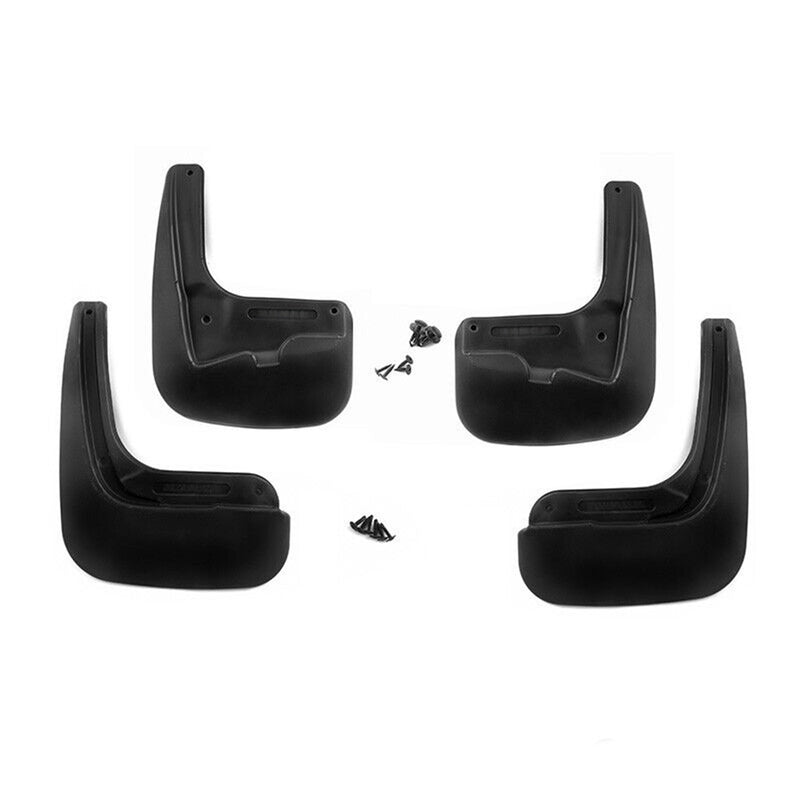 Bavettes Garde Boue pour Peugeot 208 2012-2019 Avant et Arrière Noir 4Pcs