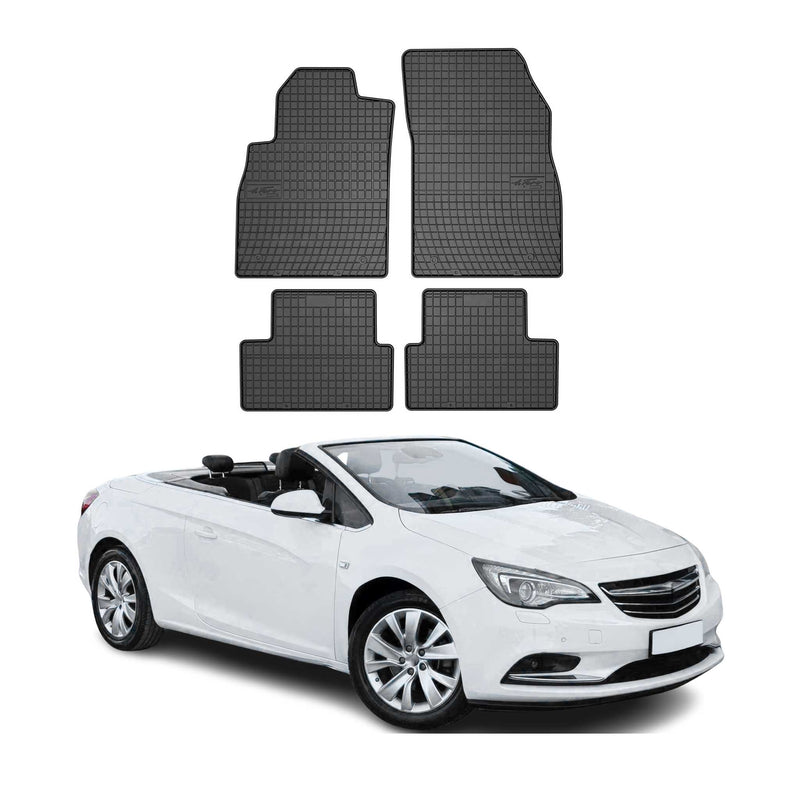 Tapis de Sol pour Opel Cascada 2013-2019 OMAC Noir Caoutchouc