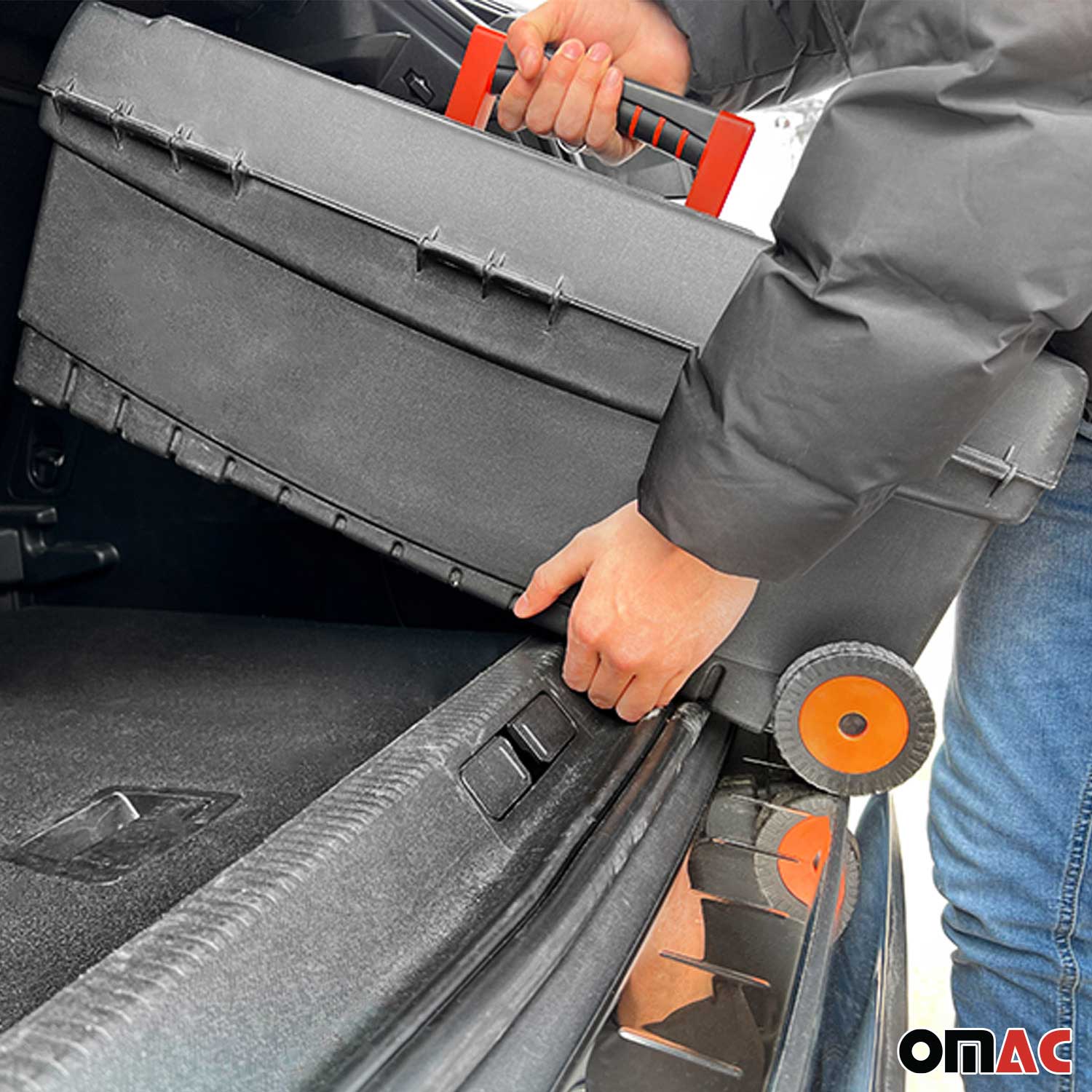 Protection de Pare-Chocs Arrière pour Audi Q5 FY 2017-2025 Inox finition polie