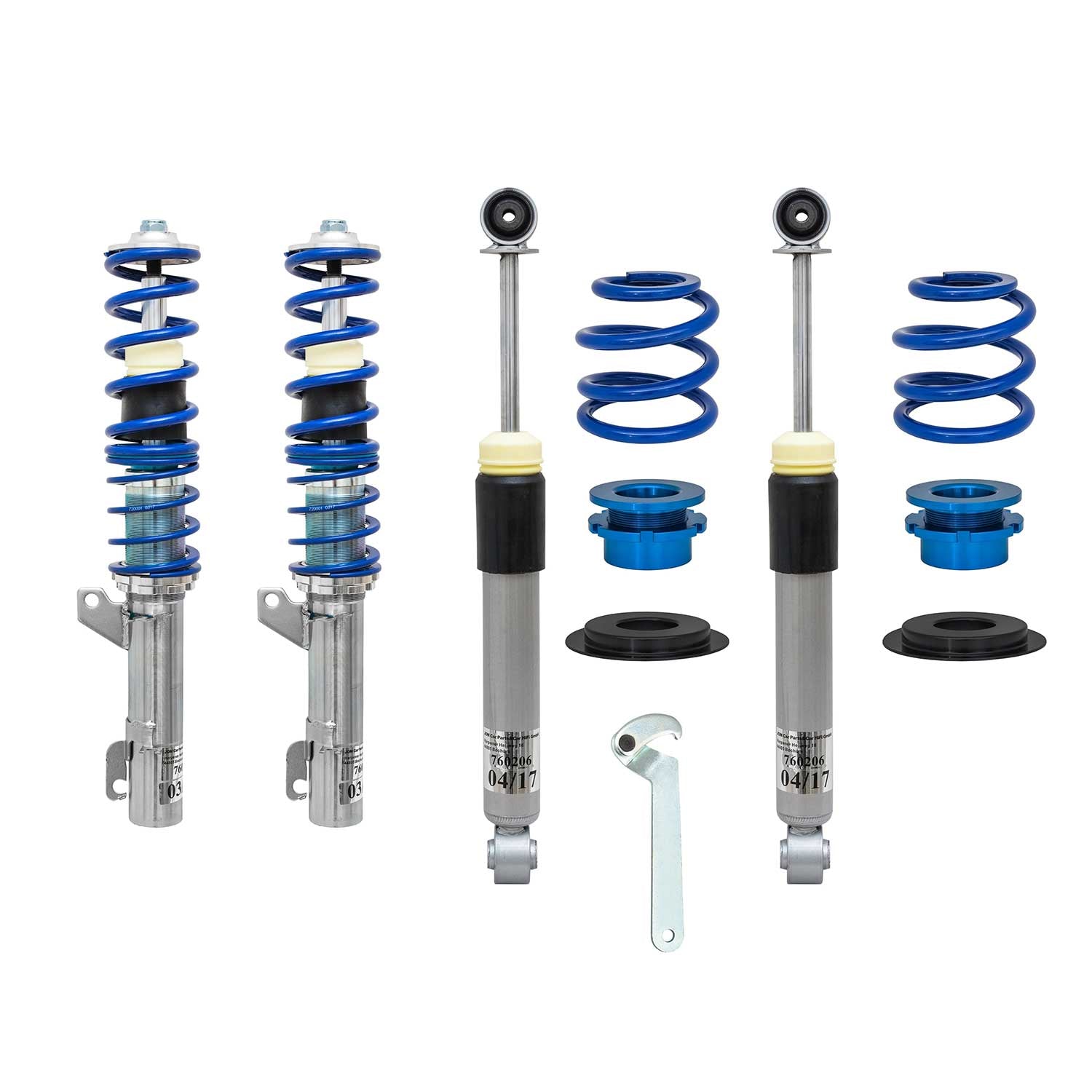 Kit Suspension + Amortisseur JOM pour VW Golf 4/ Bora + Variant TYP 1J 1999-2005