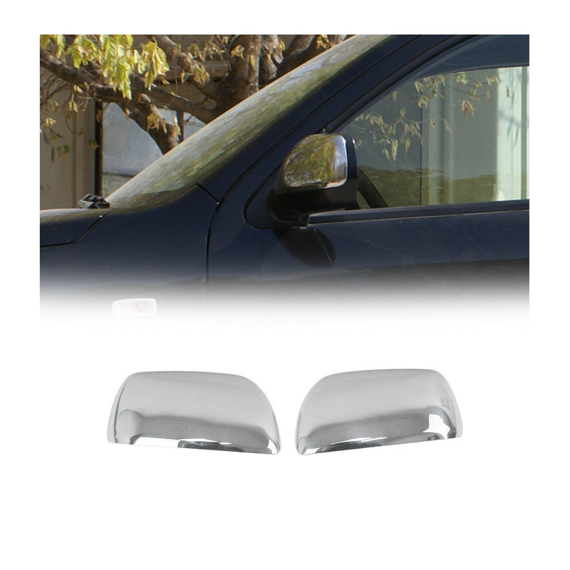 Coques de Rétroviseurs pour Daihatsu Terios 2006-2017 en Acier Chromé Argent