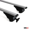 Barres de toit transversales pour Audi A4 B8 Allroad 2009-2016 Fer Argent