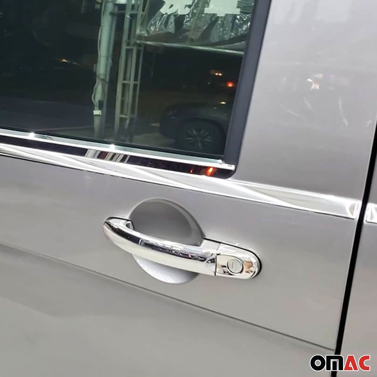 Couverture Poignée de porte pour VW Multivan T5 2003-2015 3 Portes Acier 6Pcs