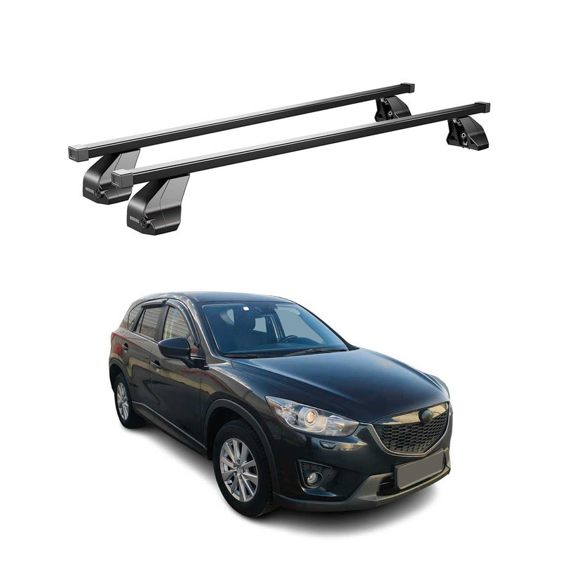 Barres Transversales Menabo pour Mazda CX-5 2015-2017 Noir