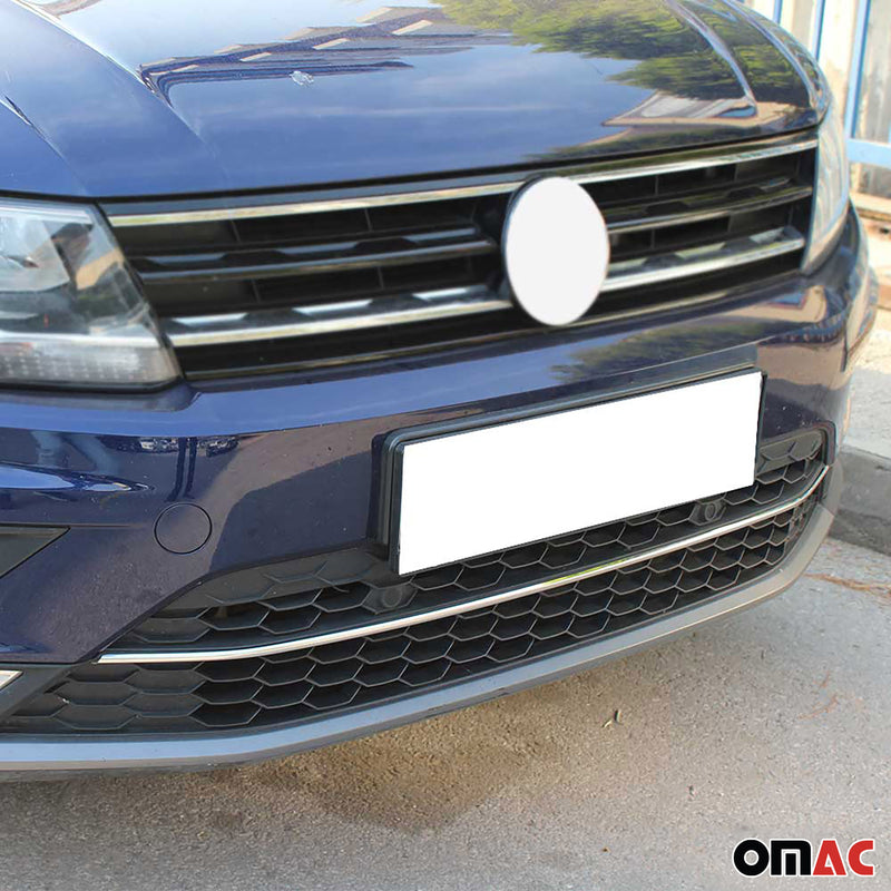 Grille de Calendre pour VW Tiguan 2 / Allspace 2016-2023 acier inoxydable Chromé