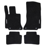 Tapis de sol pour Mercedes-Benz Classe C W206 2021-2026 Velours Noir 4Pcs