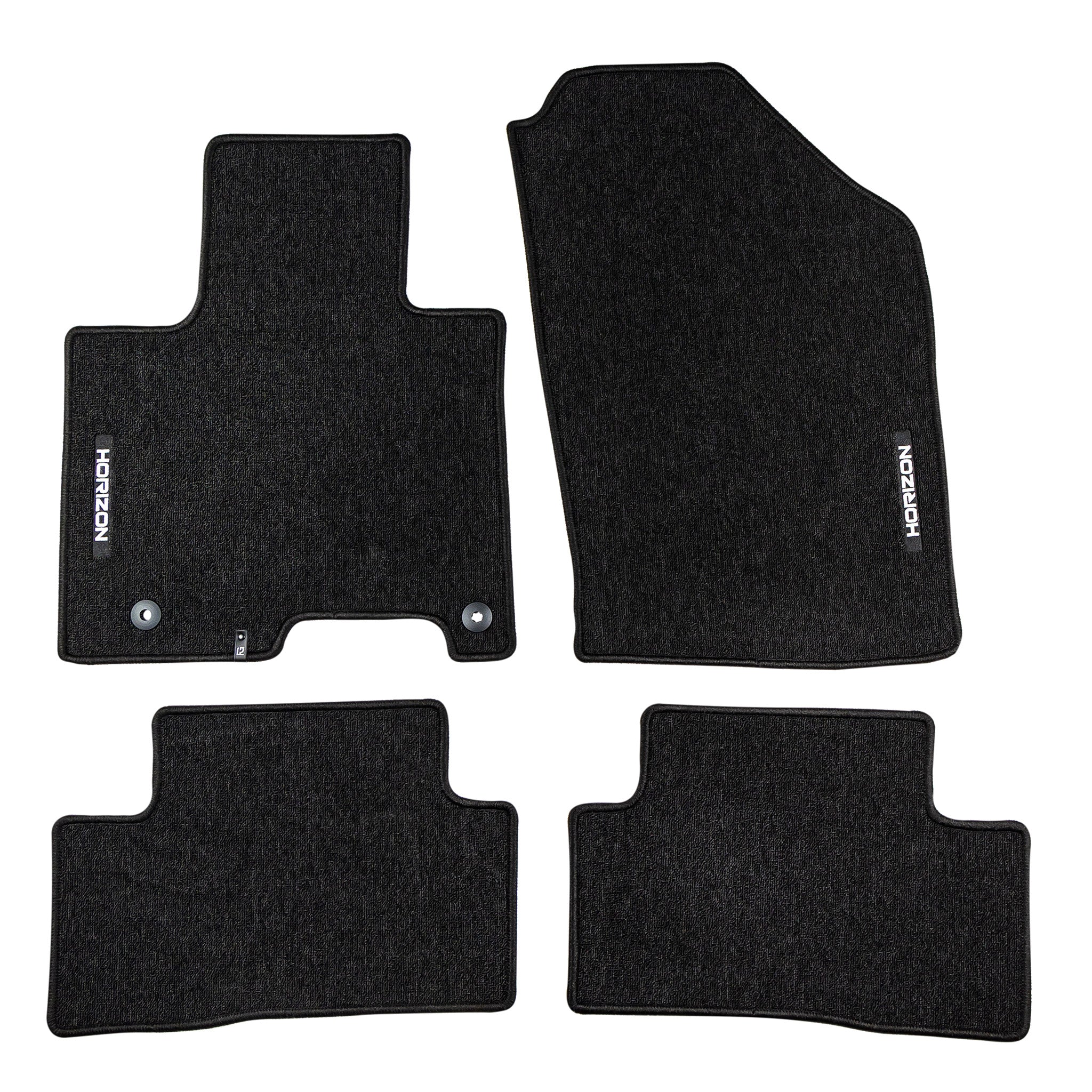 Tapis de Sol de Voiture pour Hyundai Tucson IV 2022-2026 Velours Noir 4Pcs