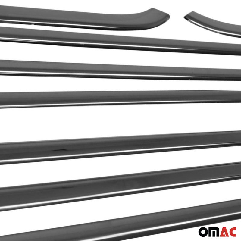 Garniture de Fenêtre pour Peugeot 308 HB 2013-2021 Acier Inox Foncé 10Pcs