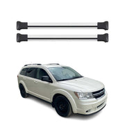 Barres de toit transversales pour Dodge Journey 2007-2021 Aluminium Gris