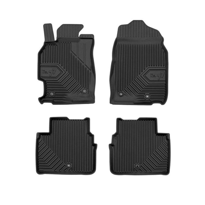 Tapis de Sol de Voiture pour Mazda 6 II 2007-2012 TPE Antidérapant Noir 4Pcs
