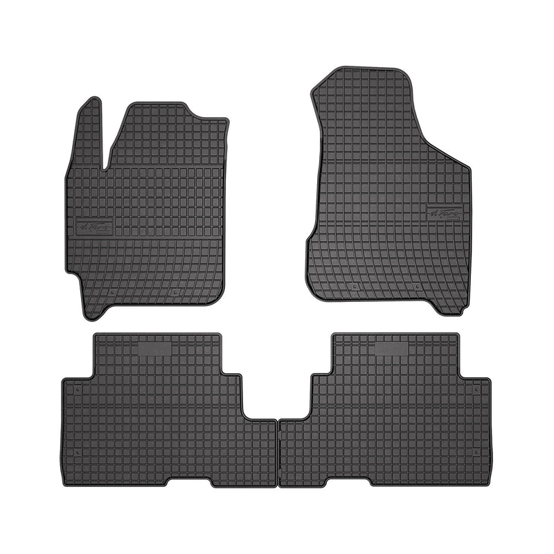 Tapis de Sol pour Kia Carens 2002-2006 Caoutchouc Noir