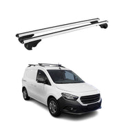 Barres de toit Transversales pour Mercedes Citan W420 2021-2026 TÜV Alu Gris 2x