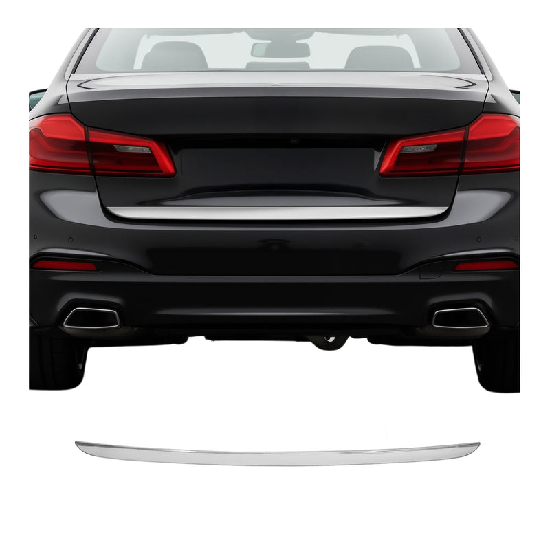 Garniture de hayon coffre pour BMW Série 5 G30 Berline 2016-2023 acier inox