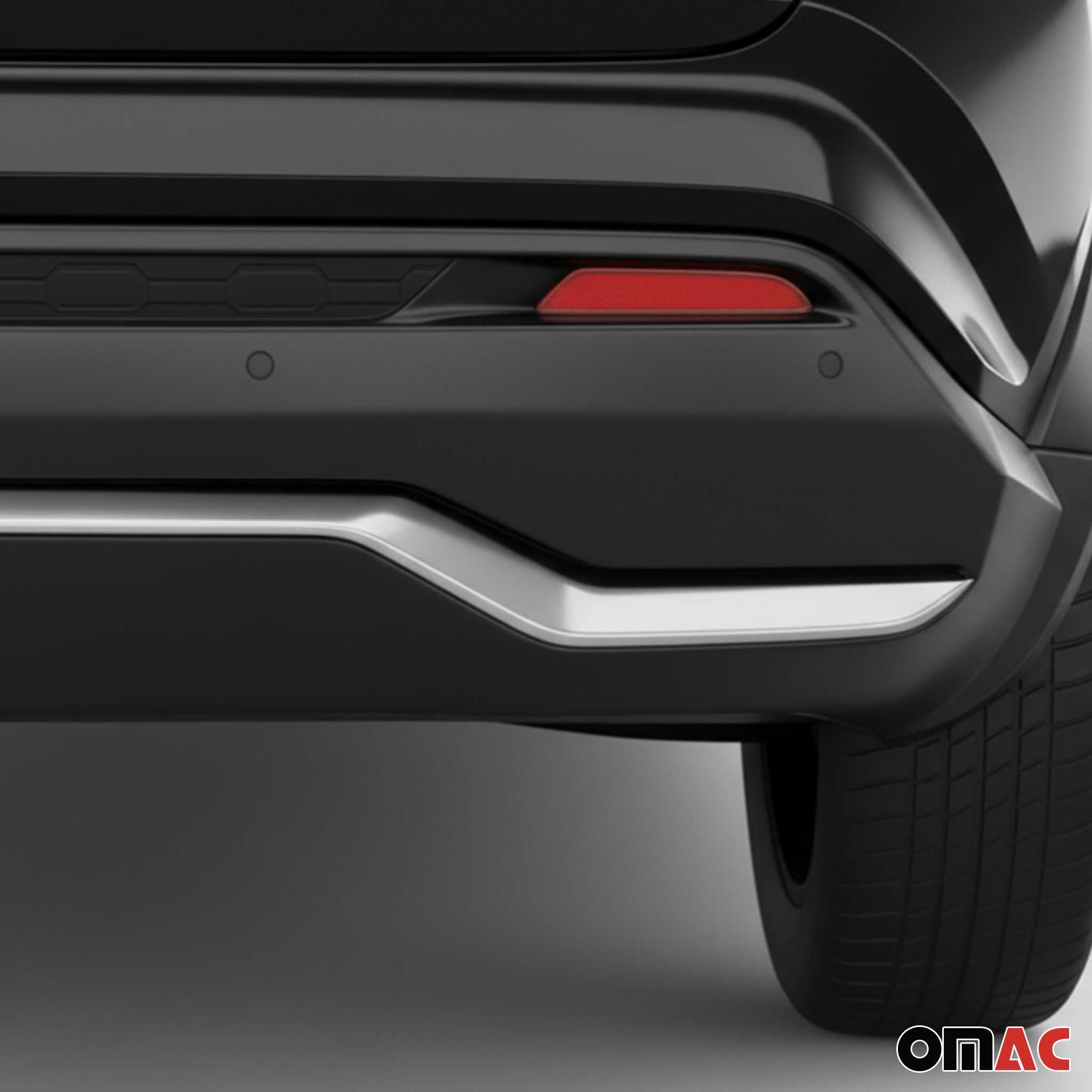 Baguettes de garniture arrière pour Honda City 2021-2025 3Pcs en Acier Silver