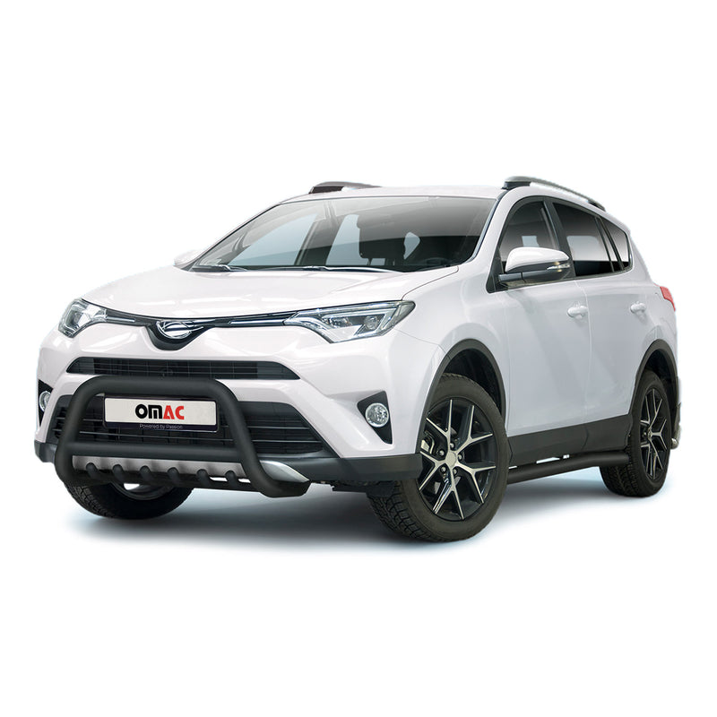 Pare-Buffle Avant Pour Toyota RAV4 2015-2018 Acier Inoxydable Noir