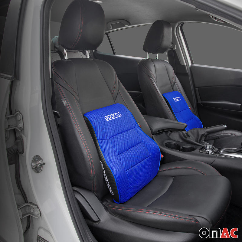 SPARCO coussin lombaire voiture coussin dos coussin pour chaise de voiture bleu