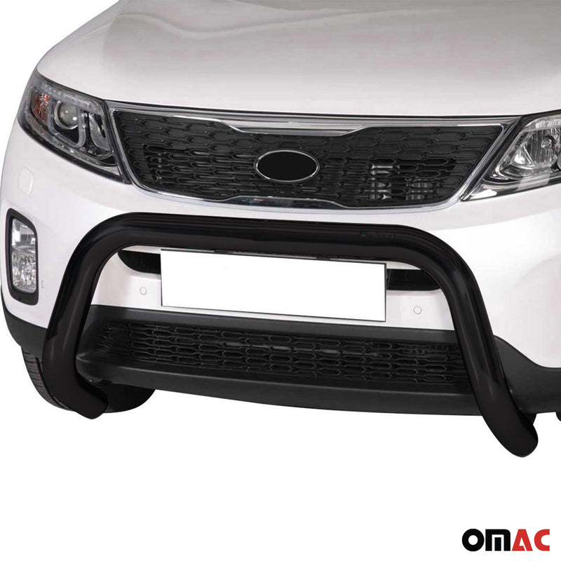 Pare-buffle Avant pour Kia Sorento 2012-2015 76 mm en Acier Noir