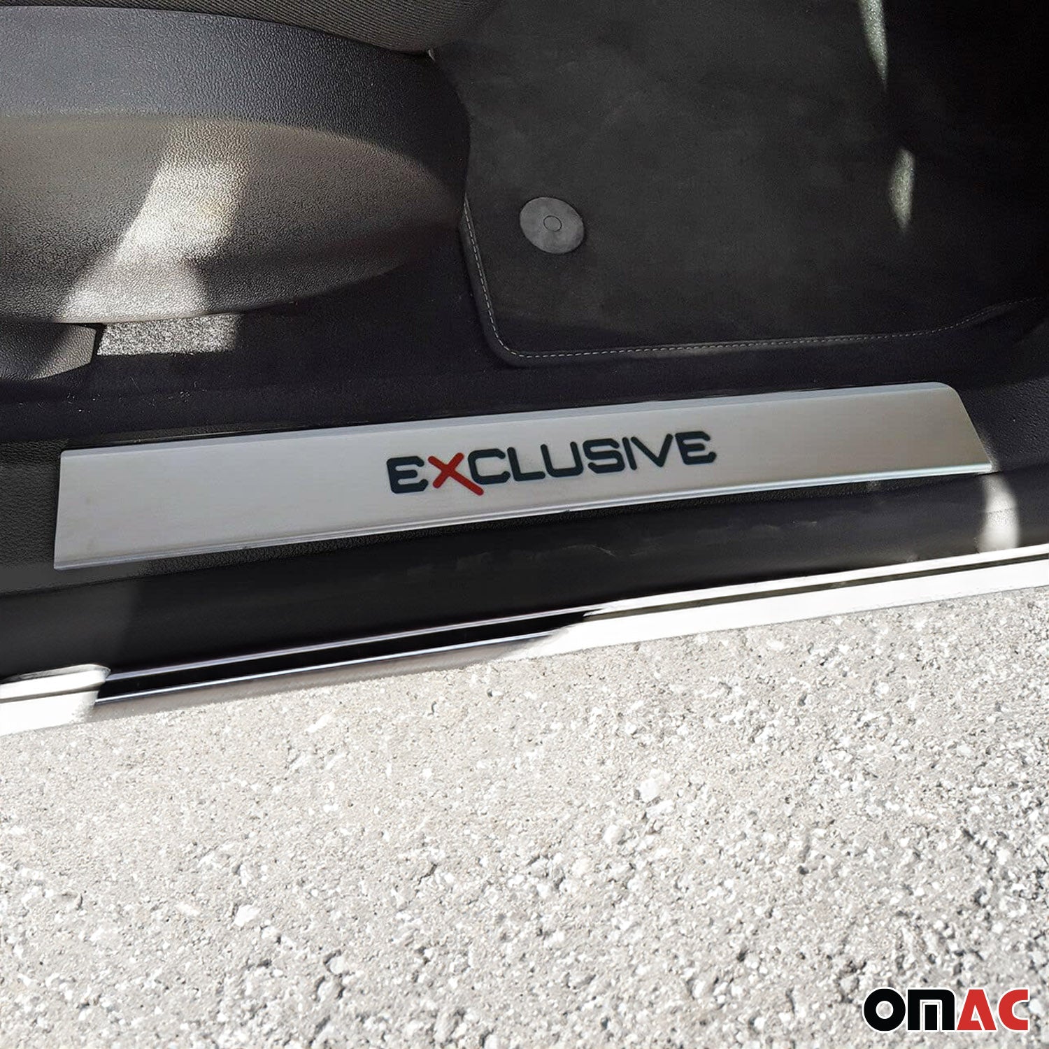 Couverture de Seuil de porte pour Opel Astra J 2009-2018 inox Exclusive 2x