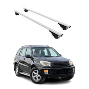 Barres de toit Transversales pour Toyota RAV4 2000-2005 Fer Argent