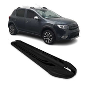 Marchepieds Latéraux pour Dacia Sandero I II 2008-2020 Aluminium Noir 2Pcs