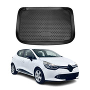 OMAC Tapis de coffre pour Renault Clio 2012-2019 sur mesure en caoutchouc Noir