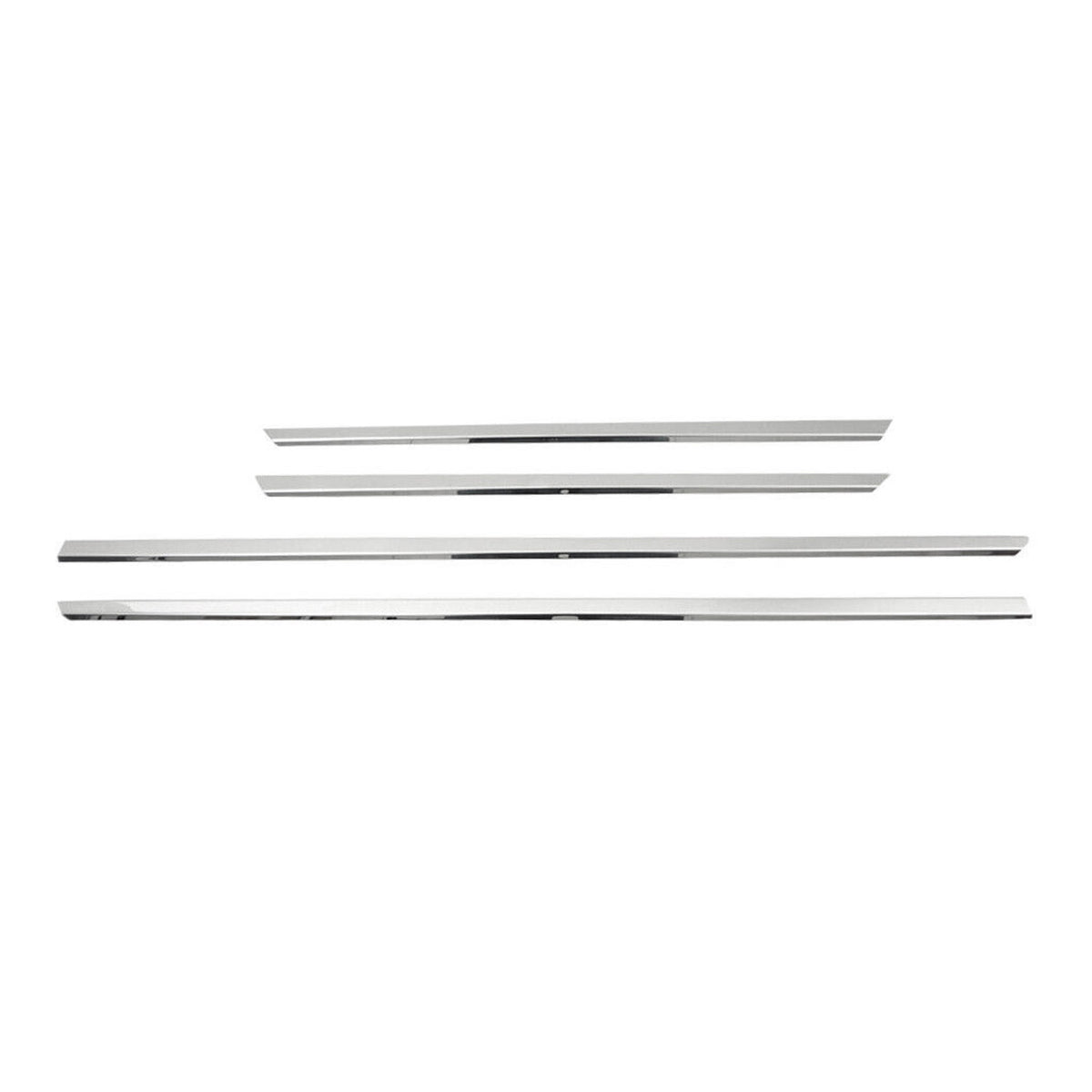 Baguettes de porte pour Renault Megane II 2003-2008 en acier inox chrome