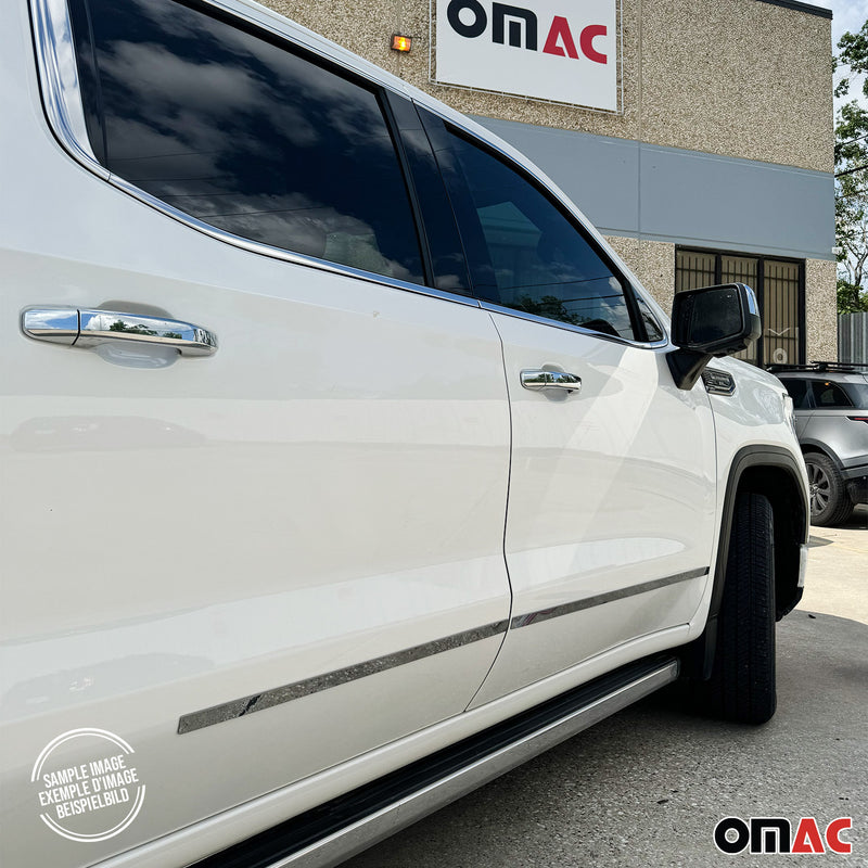 Garniture Baguette de porte latérale pour Ford F150 2015-2020 en acier inox 4Pcs