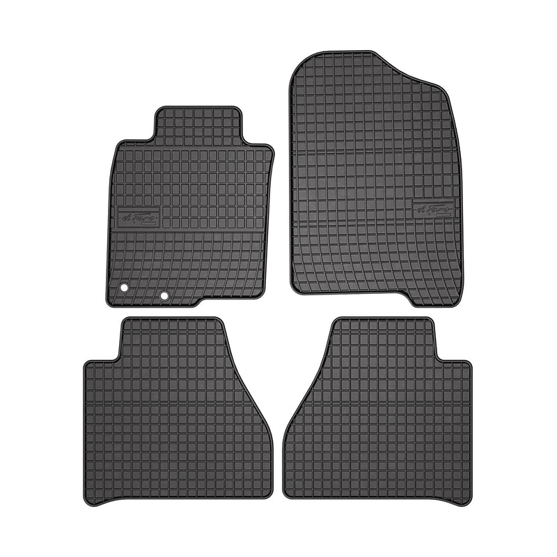 Tapis de Sol pour Nissan Navara 2016-2022 Caoutchouc Noir