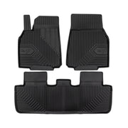 Tapis de Sol de Voiture pour Tesla Model Y 2020-2026 TPE Antidérapant Noir 3Pcs