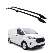 Barres de toit longitudinales pour Ford Tourneo Custom II 2023-2026 L2 Alu Noir