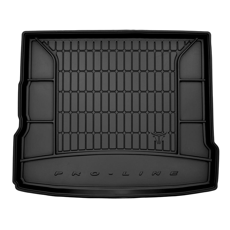 OMAC Tapis de coffre caoutchouc pour Audi Q3 2011-2018 supérieur du coffre Noir