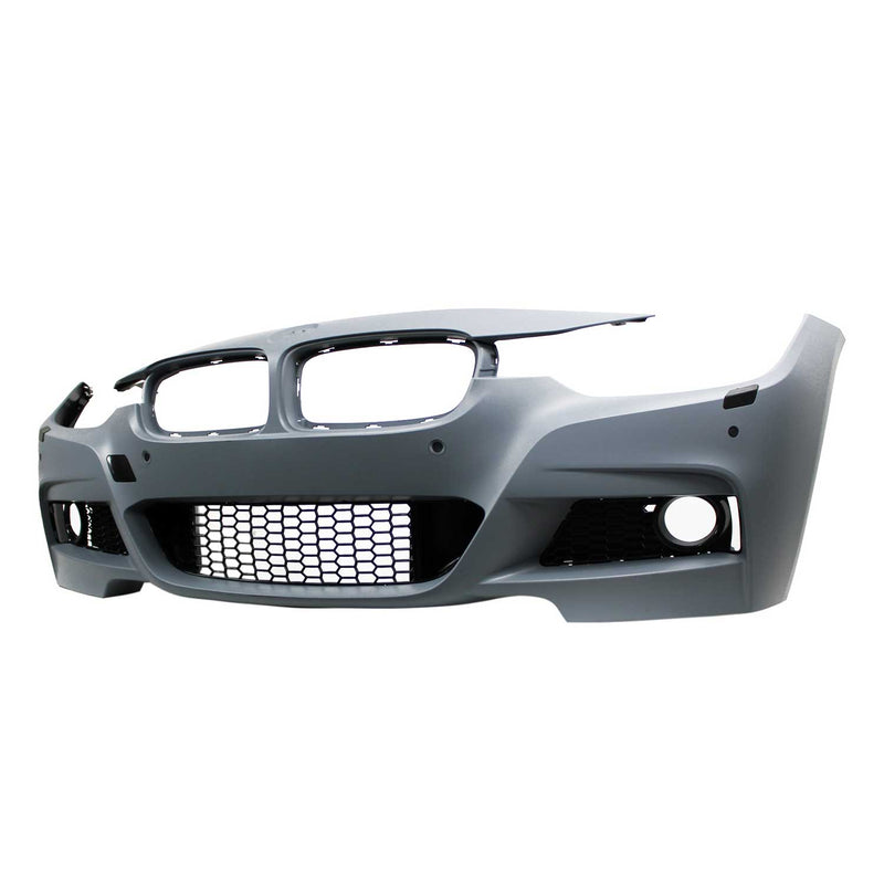 JOM Pare-chocs avant pour BMW Series 3 F30 F31 2011-2019 Plastique Noir 1x
