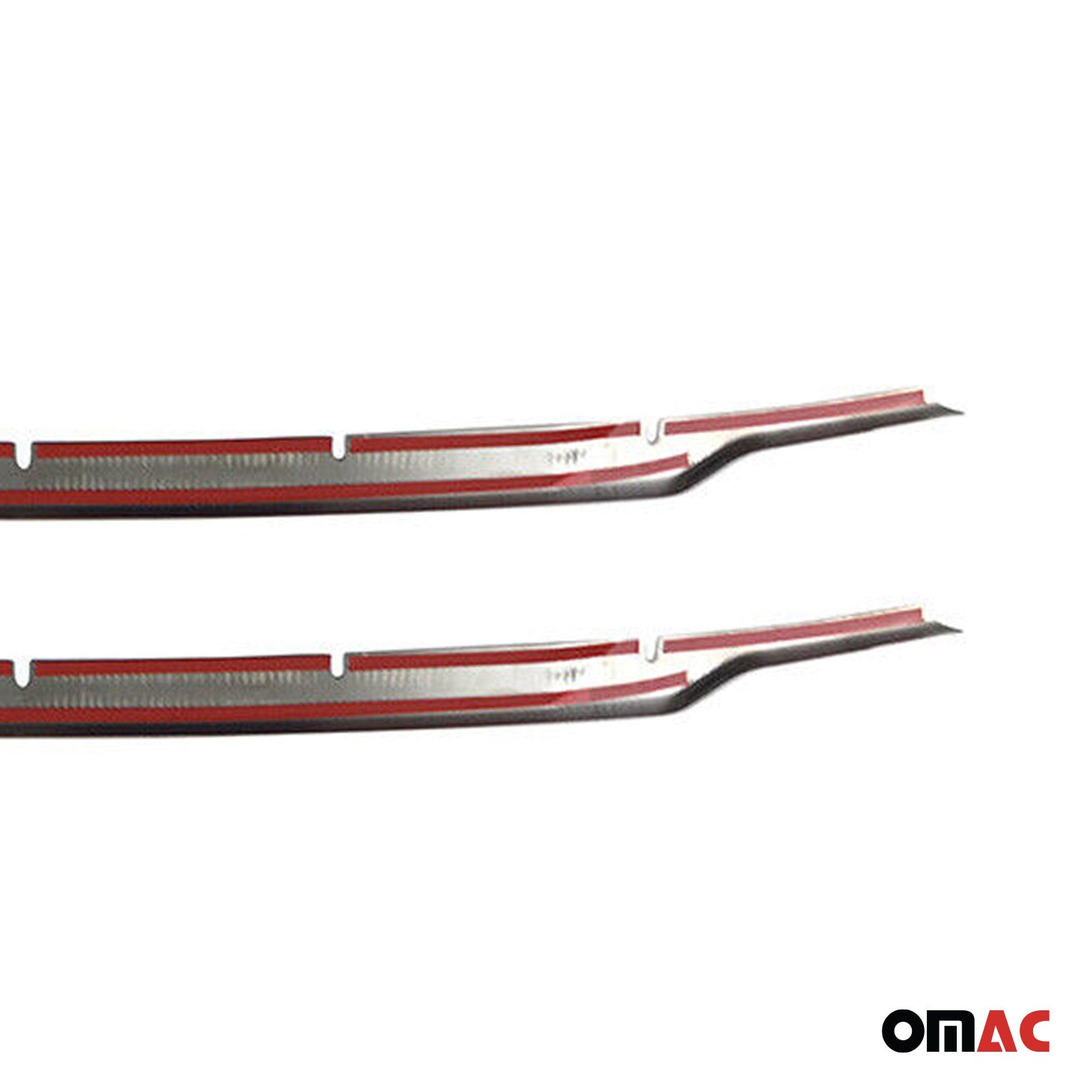 Moulure de Grille de Calandre pour Ford Transit Courier 2017-2022 en Acier 2Pcs
